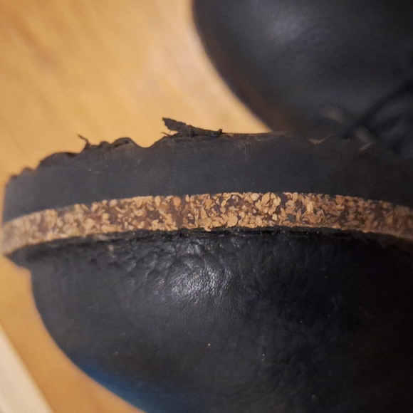 birkenstock Bryson Black Grained Leather Regular Width 39 - Picture 7 of 7